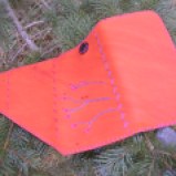 Non-Mechanical Orange - 150 lei (așa arată portofelul despăturit cu totul, la exterior)